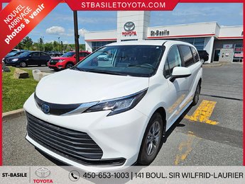2023 Toyota Sienna LE HYBRIDE FWD 8PASS MAGS VOLANT/SIEGES CHAUFFANTS