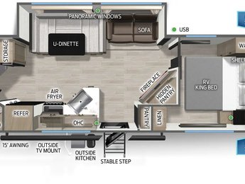 2026 Forest River GREY WOLF CKT26KF