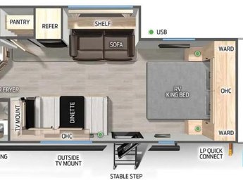 2026 Forest River CHEROKEE GREY WOLF 22CE