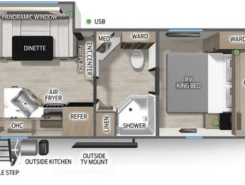 2026 Forest River GREY WOLF 23MK