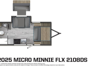 2025 Winnebago MICRO MINNIE 2108DS