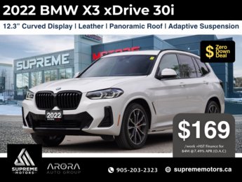 2022 BMW X3 XDRIVE30I