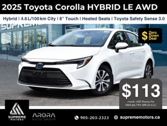 2025 Toyota Corolla Hybrid LE