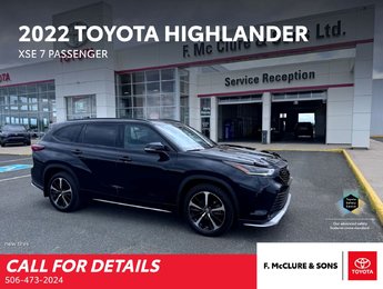 Toyota Highlander XSE 2022