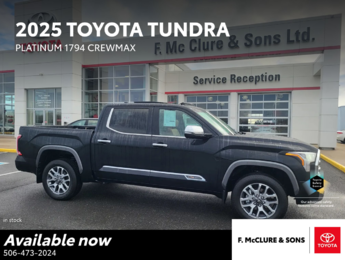 2025 Toyota Tundra Platinum 1794