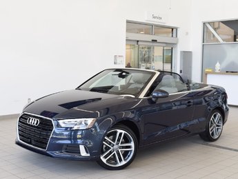 2019 Audi A3 CABRIOLET CUIR+PHARE AU LED+CAMERA