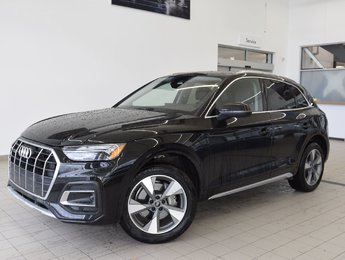 2021 Audi Q5 CUIR+BAS KILO+NOIR SUR NOIR