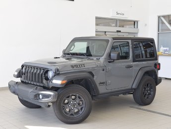 Jeep Wrangler Willys+4X4+NAV+AUTO+V6+MAG NOIR 2023