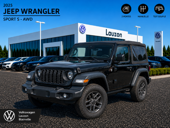 2025 Jeep Wrangler Sport S+AIR CLIM+COMME NEUF