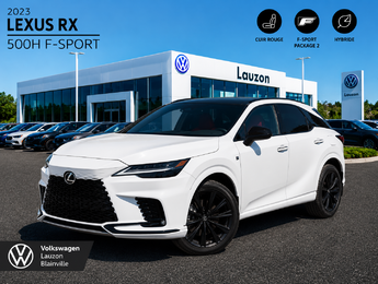 Lexus RX RX 500h+F SPORT+CUIR ROUGE 2023