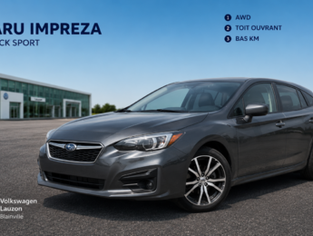 2019 Subaru Impreza HATCHBACK+SPORT+AWD+TOIT