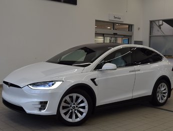 Tesla Model X 75D+CUIR BLANC+6 PASSAGERS 2017