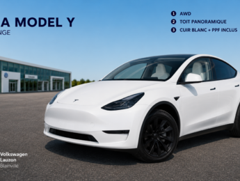 2023 Tesla Model Y LONG RANGE+CUIR BLANC+AWD