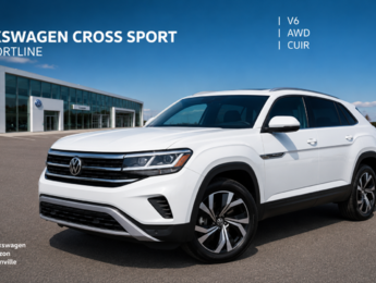 2022 Volkswagen Atlas Cross Sport COMFORTLINE+V6+AWD+CUIR+
