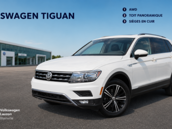 2019 Volkswagen Tiguan HIGHLINE+AWD+CUIR+TOIT PANORAMIQUE