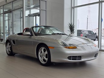 Porsche Boxster BAS KM | MANUEL | CUIR ROUGE | CLEAN CARFAX 2000