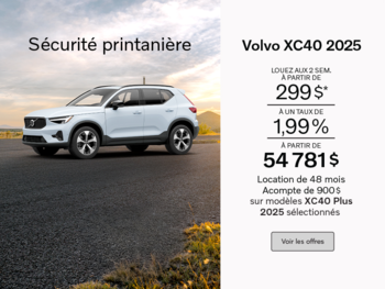 Le Volvo XC40 semi-hybride 2025