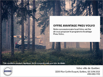 Avantage pneu Volvo