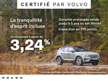 Volvo d'occasion Certifié