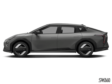 Kia EV4 Light 2026 grise, vue de profil