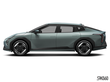 Kia EV4 Wind Premium 2026 vert-gris, vue de profil