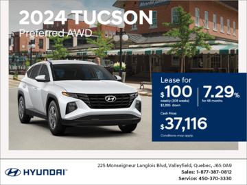 Get the 2024 Hyundai Tucson