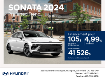 Procurez-vous le Hyundai Sonata 2024