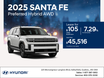 Get the 2025 Hyundai Santa Fe