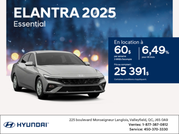 Procurez-vous le Hyundai Elantra 2025