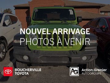 Jeep Wrangler Sport S + V6 + AIR CLIMATISÉ + CAMERA + PUSH START 2018