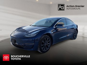 Tesla MODEL 3 Long Range + CUIR + GPS + TOIT VITRÉ + BAS KILO ! 2018