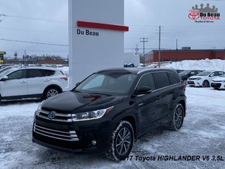 Du Beau Toyota Pre Owned 2017 Toyota Highlander Hybrid Awd Limited Hybrid Blanc Mags 19 For Sale In Thetford Mines