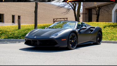 2017 Ferrari 488 Spider  Special option MATTE BLACK PAINT