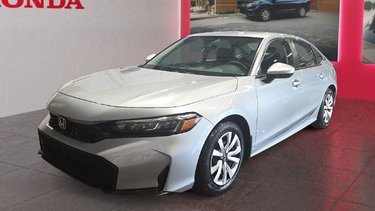 Honda Civic Sedan LX 2025 Air climatisé, caméra de recul, très bas kilométrage
