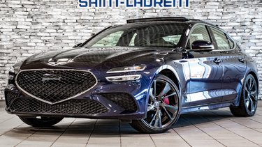 GENESIS G70 3.3T SPORT AWD 365 HP HEAD UP DISP CAM360 CUIR 2022 RESERVE
