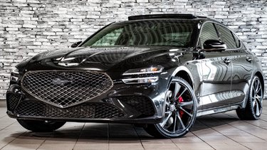 GENESIS G70 3.3T SPORT 365HP CAM360 HUD CUIR NAPPA TOIT NAV 2023