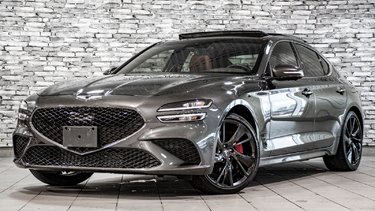 GENESIS G70 3.3T SPORT AWD 365 HP HEAD UP DISP CAM360 CUIR 2023