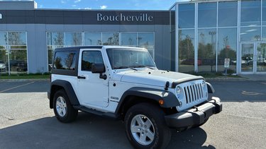 Wrangler JK Sport, A/C, AUT, BAS KM, V6 2 TOITS