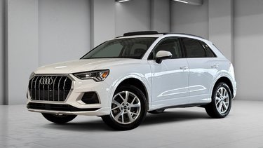 Audi Q3 AWD TOIT PANORAMIQUE CUIR CARPLAY 2025 AUCUN DOSSIER DE DOMMAGE