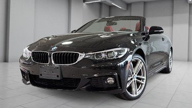 BMW 4 Series 430i XDRIVE CONVERTIBLE MSPORT PKG CUIR ROUGE GPS 2019 AUCUN DOSSIER DE DOMMAGE