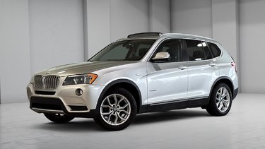 BMW X3 28i xDrive 6 CYL TOIT PANORAMIQUE CUIR GPS 2012 PLUS DE 150 VÉHCIULES SUR PLACE, VENEZ NOUS VOIR!