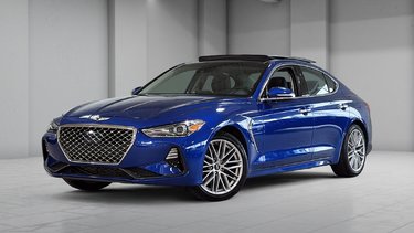 GENESIS G70 2.0T Elite AWD CUIR TOIT SIEGES CHAUFFANTS CAMERA 2021 DOSSIER CARFAX SANS RÉCLAMATION