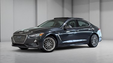 GENESIS G70 2.0T ELITE AWD CUIR TOIT SIEGES CHAUFFANTS CAMERA 2021 PLUS DE 150 VÉHICULES SUR PLACE, VENEZ NOUS VOIR!