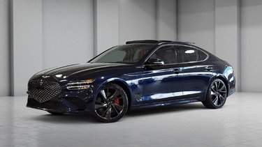GENESIS G70 3.3T SPORT AWD 365 HP HEAD UP DISP CAM360 CUIR 2023 PLUS DE 130 VEHICULES EN INVENTAIRE