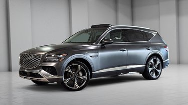 GENESIS GV80 PRESTIGE 3.5T AWD 375HP TOIT CAM 360 GRISE MATTE 2025 AUCUN DOSSIER DE DOMMAGE - 1 SEUL PROPRIETAIRE