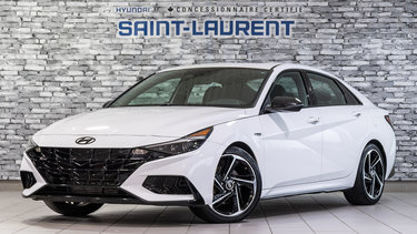 Hyundai Elantra N-LINE TOIT CUIR/TISSU CAMERA BLUELINK KEYLESS 2021 AUCUN DOSSIER DE DOMMAGE - UN SEUL PROPRITAIRE