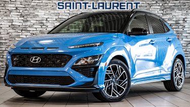 Hyundai Kona N LINE AWD CAMERA CARPLAY KEYLESS BLUELINK MAGS 2022 AUCUN DOSSIER DE DOMMAGE 1 SEUL PROPRIETAIRE