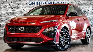 Hyundai Kona N-LINE AWD CAMERA CARPLAY KEYLESS BLUELINK MAGS 2022 AUCUN DOSSIER DE DOMMAGE 1 SEUL PROPRIETAIRE