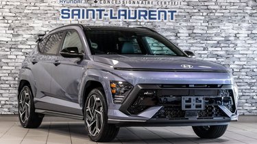 Hyundai Kona N-LINE TOIT ALCANTARA NAVI CAMERA AILERON 2024 AUCUN DOSSIER DE DOMMAGE - UN SEUL PROPRIETAIRE