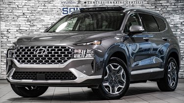 Hyundai Santa Fe Hybrid LUXURY AWD TOIT PANORAMIQUE NAVIGATION CUIR MAGS 2021 AUCUN RAPPORT DE DOMMAGE